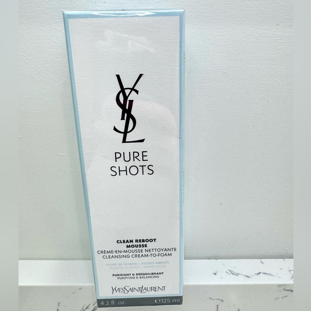 YSL Pure Shots Clean Reboot Mousse Cleanser